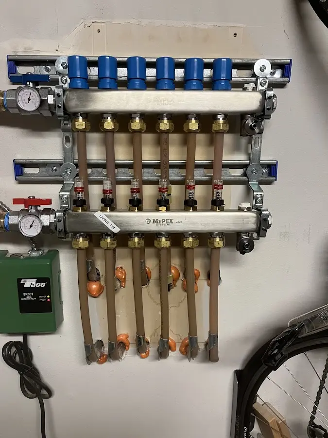 Plumber performing Leak Detection at a residential property in Fayetteville