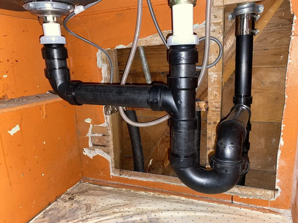 Professional Repiping Services equipment and tools on the job in Fayetteville